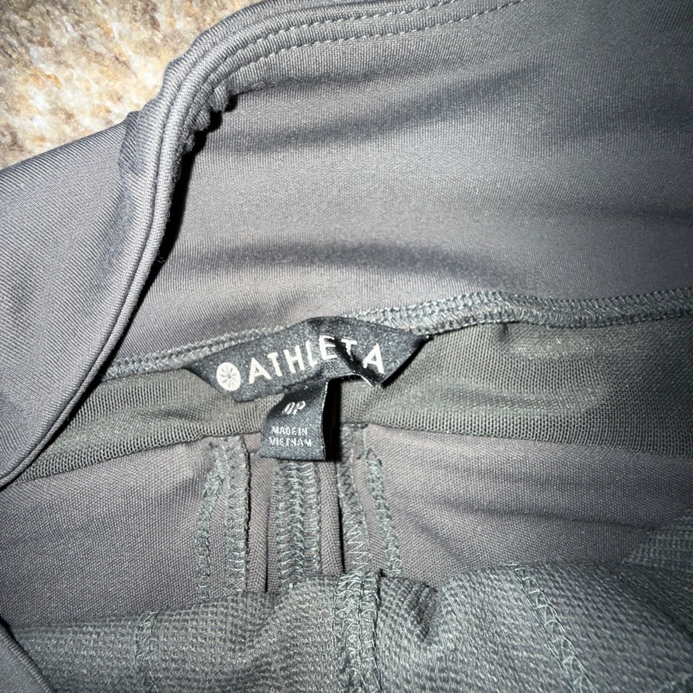 Athleta Headlands Hybrid Cargo Pants Women's 0 Olive Green Zip Pockets Stretch - Picture 3 of 3